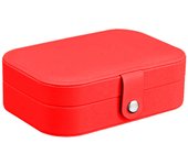 Travel Jewelry Box Case Organizer Double-layered Light Weight Compact for Travel Rings Earrings Brooch Bracelet
