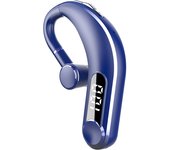 Auriculares inalámbricos con Bluetooth 5,2, dispositivo de audio giratorio de 180 °, con cancelación de ruido, pantalla LED, modo de espera largo, con micrófono, para música, para todos los teléfonos inteligentes