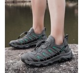 Zapatillas de senderismo transpirables antideslizantes para hombre, zapatos de tenis ligeros para el trabajo, caminar, correr, Trekking