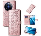 For Oppo A3 A60 realme 12 c53 665 note 50 pro tapa de móvil de lujo ranura de tarjeta antideslizante billetera clip carcasa