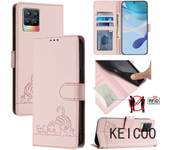 Para Oppo Reno 8 T 9 Realme Q3 Q3i Q5 V13 V25 Narzo 50 Pro Plus Sello Chino 4G 5G Soporte De Solapa Carcasa De Ranura De Tarjeta
