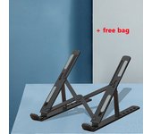 Soporte plegable para ordenador portátil, Base de refrigeración ajustable para Macbook Air Pro