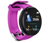 Reloj inteligente deportivo para hombres: pantalla redonda, podómetro, notificaciones, monitor de frecuencia cardíaca y sueño.