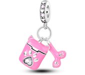Magical Pink Cherry Pearl Original Silver DIY Bracelet 3MM Women's Jewelry Birthday Gift Natural Main Stone