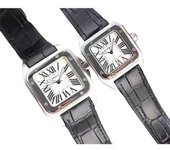 Brand Watch Men's watch and Women's Square Watch Couple Quartz  Santos Series