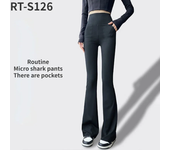 Women Flare Leggings High Waist Wide Leg Yoga Pants Seamless Fitness Workout Tights Gym Sports Trousers Casual Slimming Clothing