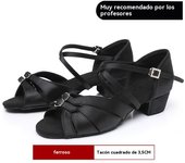 2025 Nuevos Zapatos De Baile Latino, Suela Blanda Tacón Bajo Zapatos De Baile Para Niñas, Concurso De Baile Latino Zapatos De Baile Para Niñas, Zapatos Latinos Para Niños