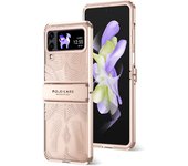 Plating For Samsung Galaxy Z Flip 4 Case Armor Clear Hinge Protection Cover