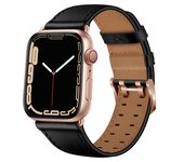Strap For Apple Watch 49MM 45MM 41MM 44MM 38MM 42MM Business Real Leather Woman Bracelet iWatch serie Ultra 49mm 8 se 7 6 5 SE2