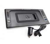 Soporte de teléfono para coche, cargador inalámbrico de para Toyota Sienna accesorios, alfombrilla de carga inalámbrica rápida