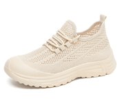 Zapatos de las mujeres de verano nuevo versátil boca poco profunda casual zapatos deportivos zapatos de tela suela suave cómodo madre zapatos