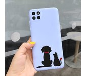 For Samsung A22 Case Cute Cat Bee Printed Silicone Soft Back Cases For Samsung Galaxy A22 5G A22 A 22 Phone Cover Bumper 6.4"
