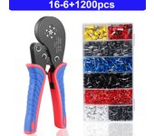 Tubular Terminal Crimping Tool Crimping Pliers HSC8 6-4A 0.25-10mm²/6-6A 0.25-6.0mm² Hand Tool Mini Wire Ferrule Fixture Kit