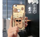 Full wrap Card slot Phone Case For Huawei P10 Lite Dirt-resistant Silicone Soft case Durable Card sleeve Cover TPU Cute