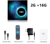 Original T95 Android 14 Tv Box Bluetooth 5.0 2.4g & 5g Wifi 128G 3D Voice16GB 32GB 64GB 4k Quad Core Set-Top Box Media Player