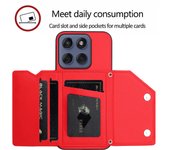 Wallet Case Card Holder For OPPO A5 A18 A38 A58 A78 A79 Reno 12 11 11F Find X8 Ultra X8S Realme 14 13 Pro Plus Neo 7X GT Neo 6 SE 6T Leather Shockproof Stand Phone Back Cover