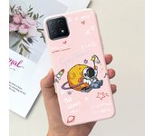 For Oppo A73 5G Case CPH2161 Marcle Painted Cover Matte Silicone Soft TPU Phone Case For Oppo A73 Global 5G Fundas Bumper Capas