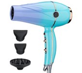 Secador de pelo iones Secadores de pelo profesional iónico, con boquilla de cabeza de soplado, Hair Dryer negativos portátil