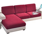 100% cubierta de cojín de sofá impermeable, cubierta protectora de sofá Jacquard grueso, cubierta de respaldo de sofá de peluche