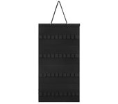 Large Capacity Wall Mount Headband Holder Sturdy Rope Wall Hanging Felt Headbands Organizer 30 /40Grids Space Saving