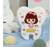 Creative Souvenirs Box Baby Teeth Save Collection box Baby Tooth Box Milk Teeth Organizer Deciduous Tooth Case Tooth Fairy Box