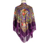 Russian Scarf Women’s Luxury Shawls Retro Ethnic Headband Hijabs Printed Floral Headwraps Big Size Square Babushka Handkerchief