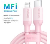 【Apple MFi Certified】UGREEN PD 20W Type C to Lightning Cable MFi Certified Fast Charging for iPhone XR 15 14 Mini Pro Max iPhone Pro Max SE X XS XR Plus AirPods Pro for Macbook USB Cord, Blue