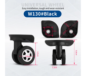 Trolley Suitcase Universal Wheel Accessories Suitcase Replacement Roller Parts Luggage Wheel Replacement Maintenance Universal P