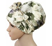 Hair Loss Chemo Cap Ethnic Satin Turban Silk Night Sleep Cap Soft Satin Bonnet Hair Bonnet Shower Cap