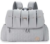 Diaper Waterproof Quilted Embroidered Mommy Backpack Large Women Shoulder Bag with Changing Pad