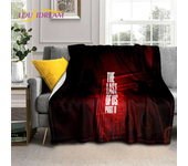 The Last of Us Horror Game TV Joel Pedro Flannel Blanket for Beds Bedroom Sofa Picnic,Throw Blanket for Outdoor Leisure Nap Gift