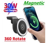 15W Magnetic Wireless Charger Phone Holder Stand for safe iPhone 12 13 14 Pro Max Chargers Fast Car Charging Station