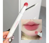 Liquid Lipstick With Cushion Applicator Velvet Matte Lip Gloss Moisturizing Creamy Soft Liquid Blush Lip Stick Multi-uses Makeup
