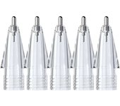 Precision metal control of Apple 2/1 Gen Ipencil Nibs, improved spare tip for iPad Pro Pencil Nib