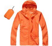 Chaqueta impermeable capucha hombre, cortavientos con protección solar, ligero, para ciclismo, Verano