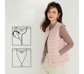 NewBang Women's Warm Vests Ultra Light Down Vest Women Matt Fabric Waistcoat Portable Warm Sleeveless Winter Liner