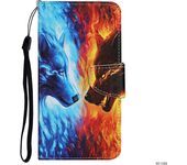 For Samsung Galaxy A12 A22 A23 A13 5G 4G solapa billetera Card slot stand Fashion Cartoon capacitor Phone Shell