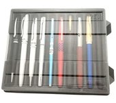 Transparent Fountain Pen Box Storage Case Hold 10 Pens Pen Organizer Box Pen Collector Stationery Pens Display Case