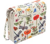 Colored Pencil Case - 124 Slots Pencil Holder with Zipper Closure Twill Fabric Large Capacity Pencil Case for Watercolor Pens