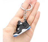 3D Mini 3D Sports Shoes Keychain Basketball Shoes Keychain Finger Skateboard Accessories Men's and Women's Trendy Pendant