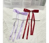 Women's headband, hair clip with metal ring, hair clip with tassels and long tail, 2 pieces