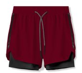 Lightweight Athletic Shorts, Quick Drying Athletic Shorts with Double Layer, Shorts De Correr Para Hombre 2 En 1 Secado Rápido Entrenamiento De Gimnasio Fitness Running Pantalones De Verano Shorts Deportivos
