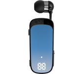 K65 Lavalier Business Bluetooth Headset Talk/Music Time 20 Hours LED Digital Display Noice Cancelling Wireless Earphones