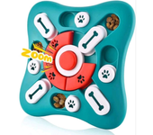 Dog toys, feeders, interactive, puppy addition, IQ dispenser, slow food anti slip bowl, pet puzzle, cat and dog training game