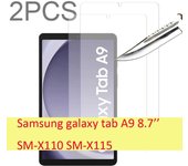 2PCS for Samsung Galaxy Tab А9+ 11'' A9 plus SM-X210 X215 X216/A9 8.7'' Tempered glass screen protector tablet protective film