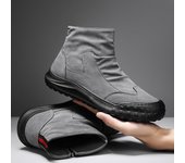 Botas de cuero para hombres Casual Zapatos altos para hombres Botas Martin impermeables resistentes a las manchas