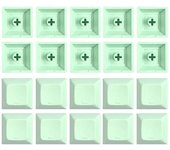 20 PBT DSA 1U Keys, Unrecorded Key Covers For Cherry Mx, Shipped Directly