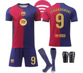 Children 2324 Real Madrid Home Jersey No. 9 Mbappe 5 Bellingham 7 Vinicius Football Uniform Sports Men's Suit