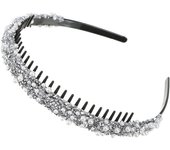 Women Pearl Rhinestones Antislip Hairband For With Teeth Hair Band Headband Hair Hoop Bezel Fashion Hair Accessories