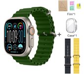 2025 New HK9 Ultra 2 Smartwatch Bluetooth Call Voice Assistant Information Reminder Screen Pointer Compass AMOLED Compatible with Android IOS Smartwatch